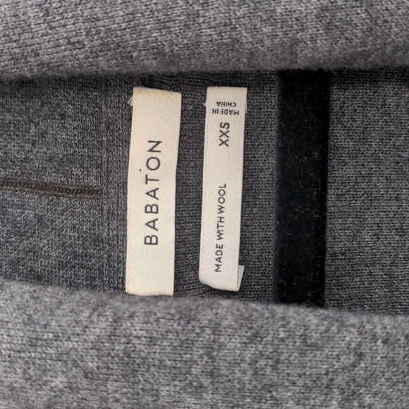 ARITZIA BABATON | Brennan Linen & Wool Long Open Cardigan, Green, Womens XXS - Picture 7 of 9